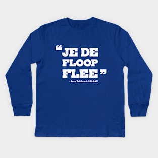 Joey French Je De Floop Flee Kids Long Sleeve T-Shirt